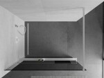 MEXEN/S - Kioto+ Sprchová zástena WALK-IN s poličkou a držiakom uterákov 70 x 200, grafit, biela 800-070-121-20-40