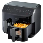 Medion Life P20 MD11760 čierna / Teplovzdušná fritéza / 2x 4,35 l / 2 600 W / Dotykový displej / 50-200 °C (50077281)