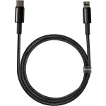 Baseus CATLWJ-01 Tungsten Gold Fast Charge čierna / Kábel USB-C na Lightning 20W 1 m (CATLWJ-01)