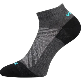 VOXX ponožky Rex 15 tmavo šedé melé 3 páry 35-38 117275