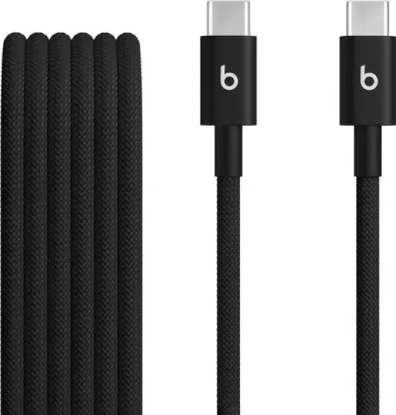 Beats kábel USB-C (M) - USB-C (M) 1.5 m čierna / opletený / 60W (MDGA4EE/A)