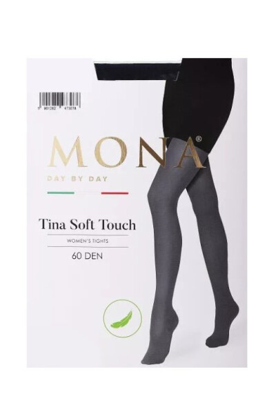Pančuchy Mona Tina Soft Touch 60 den 5-XL černá 5-XL