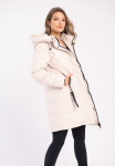 Dámsky kabát L22055-W24 béžový J-ASPEN - Volcano XL