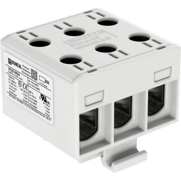 Ouneva Group VC05-0054 blok rozvádzača skrutkovací sivá 1 ks; VC05-0054