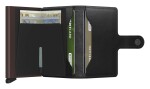 Kožená mini peňaženka Secrid Miniwallet Original Black-Brown