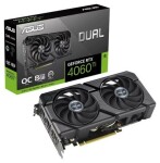 Asus GeForce RTX 4060 Ti DUAL OC EVO 8G / 2310-2565 MHz / 8G GDDR6 / 128-bit / 1x HDMI + 3x DP / (8) (90YV0J49-M0NA00)