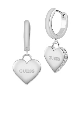 Guess Krásne oceľové náušnice so srdiečkami Falling In Love JUBE02236JWRHT/U