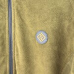 Detská športová outdoorová mikina na zips Pidilidi PD1170-14 Khaki - 152 | 12let