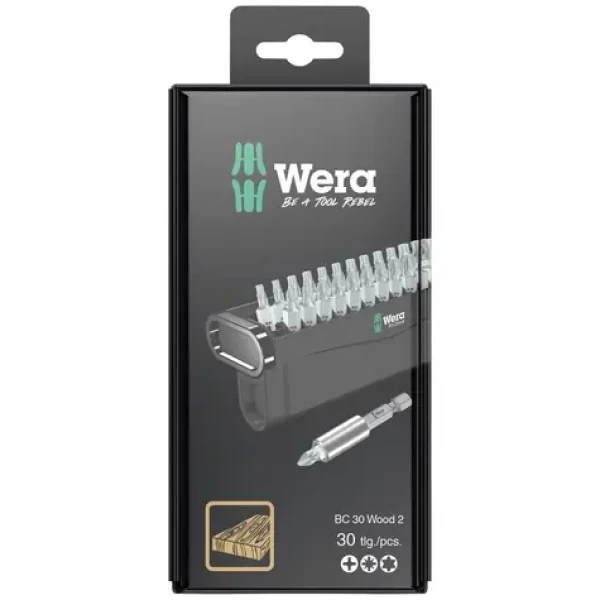 Wera Bit-Check 30 Wood 2 SB - 30 dielny (05057438001)