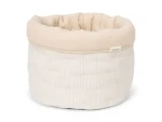 Little Dutch Košík textilný obojstranný veľký Pure Soft Beige Stripe (DE30225041LD)