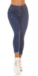 Sexy Highwaist Push-Up Jeans Used Look denimblue 44