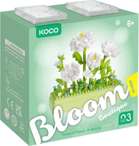 KOCO Stavebnica mini Preserved Flowers č.3: Jazmín