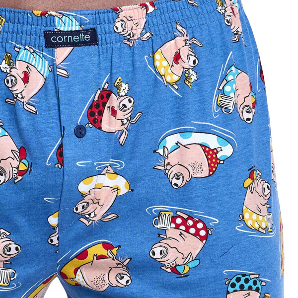 Pánske šortky 011/170 Classic plus - CORNETTE světle modrá 3XL