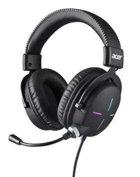 Acer Nitro Headset II NHW200 čierna / Herný headset s mikrofónom / Jack 3,5 mm / RGB (GP.HDS11.02E)