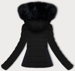 Dámska krátka zimná bunda S'west Black (B8308-1) odstíny černé XL (42)