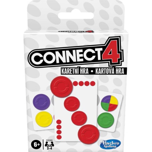 Hasbro Kartová hra Connect 4 SK-CZ verzia