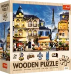 Trefl Drevené puzzle Francúzska ulička