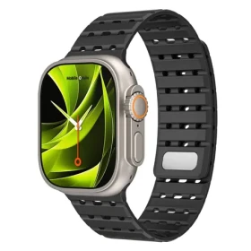 Mobile Origin Magnetic Strap remienok pre Apple Watch 49mm/46mm/45mm/44mm čierna (AWMS-01-BLK)