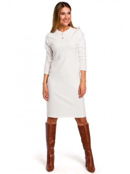 Dámske svetrové šaty S178 Cream - Stylove S