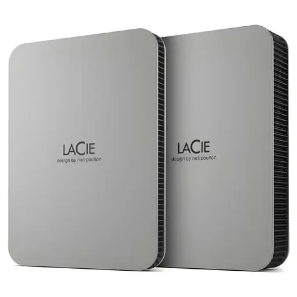 LaCie Mobile Drive Moon Silver / Prenosný disk / 4TB / USB 3.1 / USB-C / Rescue Data Recovery (STLP4000400)