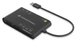 Conceptronic čierna / Čítačka pamäťových kariet / USB-A 3.2 Gen 1/7v1/SD, microSD, MMC, SIM (BIAN01B)