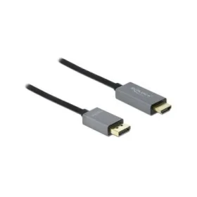 DeLock DisplayPort 1.4 HDMI / Kábel / aktívny / 4K 60 Hz / HDR / 3 m (85930)