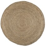 IB LAURSEN Okrúhly jutový koberec Natural Jute 120 cm