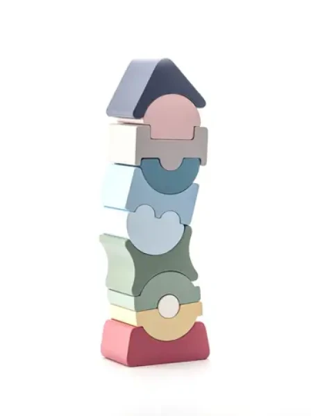 CUBIKA Pastel 16112 Balančná veža IX - drevená skladačka