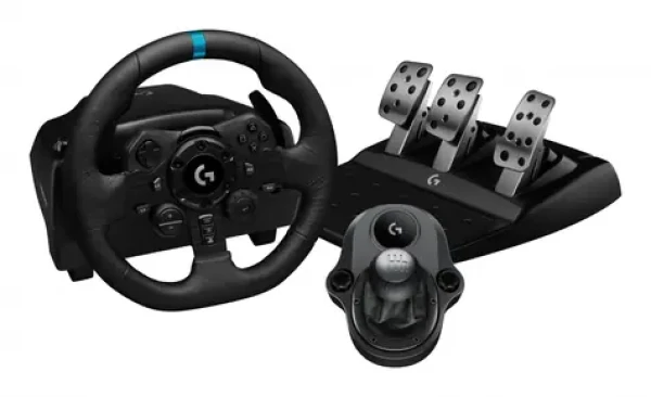 Logitech G923 SE / herný volant + pedále + radiaca páka / pre PS5 PS4 PC (991-000531)