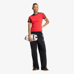 Kalhoty adidas Pinstripe Firebird Loose Trackpant Black/ White/ Grey Two S