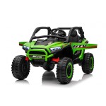 Mamido Mamido Elektrické autíčko Buggy UTV KCK 4x4 zelené 24V | 800W | 50 kg | EVA | LED | 2,4 Ghz | ECO koža