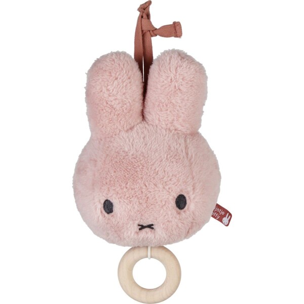 Little Dutch Hudobný zajačik Miffy Fluffy Pink