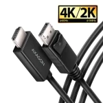 Axagon RVD-HI20C2, DisplayPort - HDMI 2.0b redukcia / kábel 1.8m, 4K/60Hz (RVD-HI20C2)