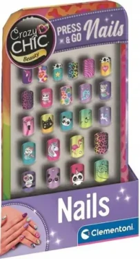 Clementoni Crazy CHIC Beauty: Press Go Nails Animals