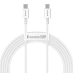 Baseus CATYS-C02 Kábel USB-C (M) - USB-C (M) 2 m biela / 100W (CATYS-C02)