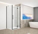 GELCO - TRINITY BLACK štvorcový kút 1000x1000 pravý, matné sklo, GT5610-10MR-B GT5610-10MR-B