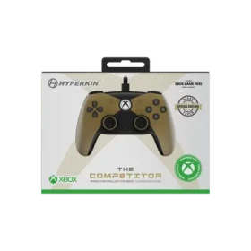 Hyperkin Competitor zlato-čierna / Ovládač / Xbox Series X/S, Xbox One, PC / drôtový / USB-C / Hall senzor (M01638-GD)