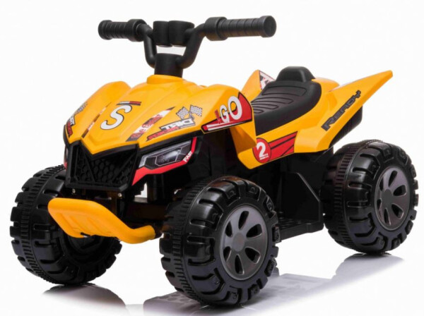 Mamido Detská elektrická štvorkolka The Fastest žltá