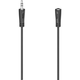 Hama 00205120 jack audio predlžovací kábel [1x UK zástrčka - 1x jack zásuvka 3,5 mm] 3 m čierna; 00205120