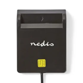 Nedis CRDRU2SM2BK - Čítačka čipových kariet SMART Card (ID / eObčanka) Čierna / USB 2.0 (CRDRU2SM2BK)