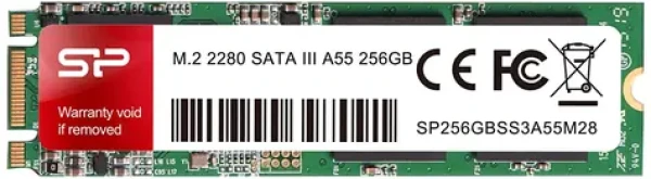 Silicon Power M.2 2280 A55 256GB / Interný SSD / 2.5 / SATA III / čítanie:560MBs / zápis:530MBs / SLC (SP256GBSS3A55M28)