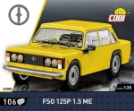 Cobi 24588 Automobil FSO Polski Fiat 125p 1.5ME