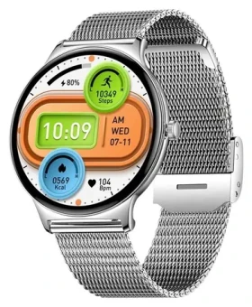 Colmi V89 strieborná / Chytré hodinky / AMOLED 1,43 "/ Bluetooth hovory / IP67 (V89 Steel Silver)