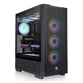 Thermaltake S380 TG ARGB čierna / ATX / 2x USB-A 3.0 / 1x USB-C 3.2 / ARGB / bez zdroja / priehľadná bočnica (CA-11K-00M1WN-00)
