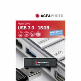 AGFAPHOTO USB 3.0 16GB čierna / Flash Disk / USB-A 3.0 / R:35 MB/s / W:10 MB/s (10569)