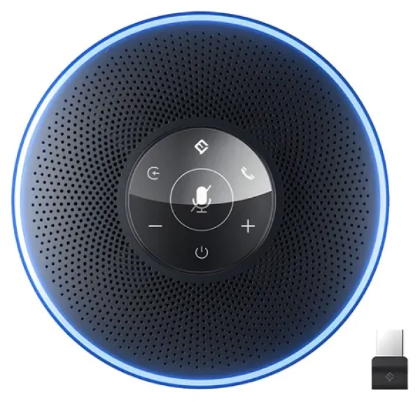 EMEET OfficeCore M220 čierna / Konferenčný reproduktor / 4 mikrofóny / Bluetooth / USB-C / sada 2 ks (OfficeCore M220)