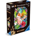 Ravensburger Drevené puzzle Farebné papagáje