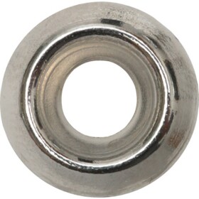 Doštičky s rozetou 4.8 mm 12.7 mosaz poniklované 100 ks SWG 455412525; 455412525