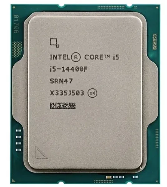 Intel Core i5-14400F @ 2.5GHz - TRAY / TB 4.7GHz / 10C16T / 20MB cache / Bez VGA / LGA 1700 / Raptor Lake / 148W (CM8071505093011)