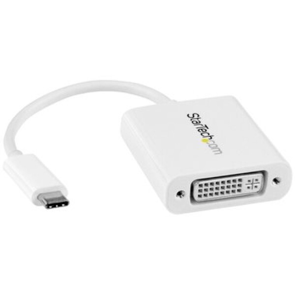 StarTech adaptér USB-C na DVI biela / 1920x1200 / Thunderbolt 3 (CDP2DVIW)